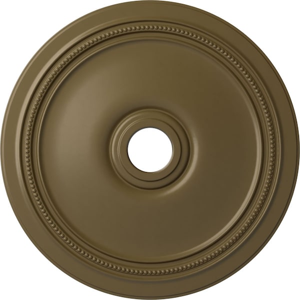 Ekena Millwork Diane Ceiling Medallion (Fits Canopies up to 6 1/4"), 24"OD x 3 5/8"ID x 1 1/4"P, Mississippi Mud CM24DIMMF - main